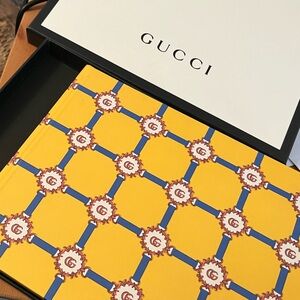 Elegant Gucci scrapbook/sketchbook